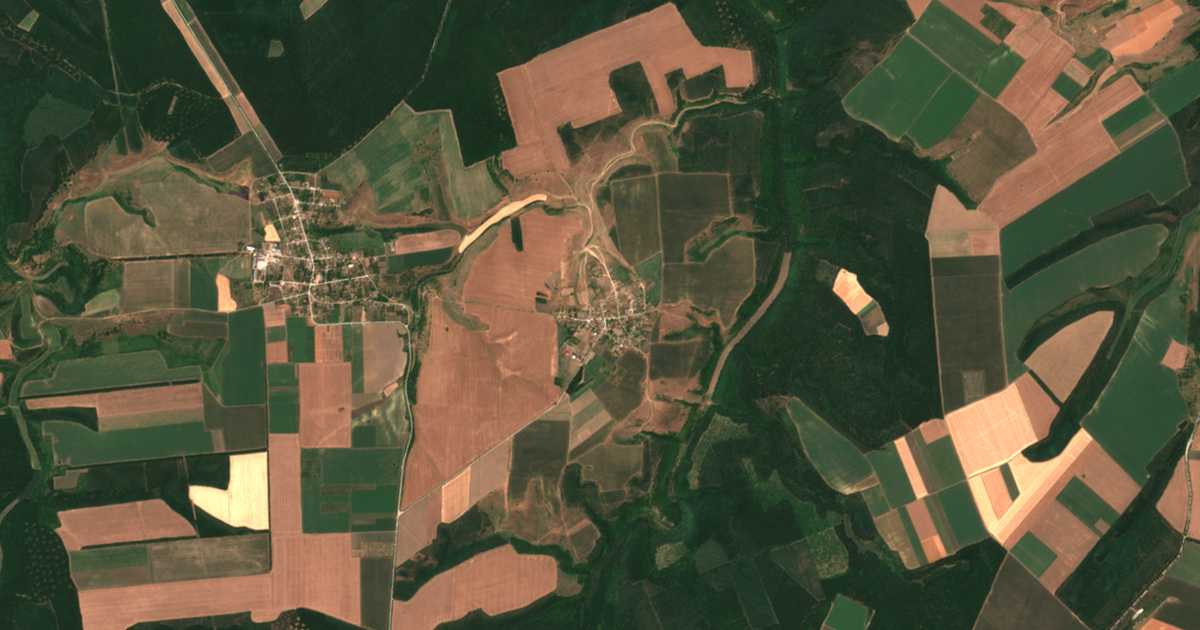 Carte satellite de Bistra