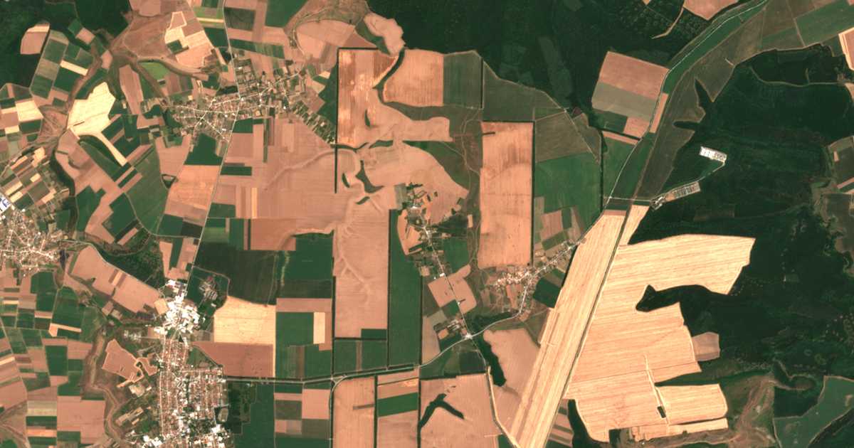 Carte satellite de Čerkovna