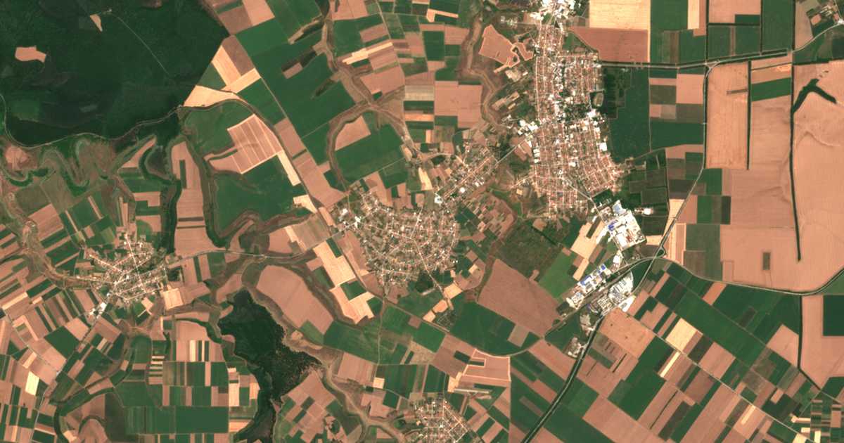 Carte satellite de Chernik