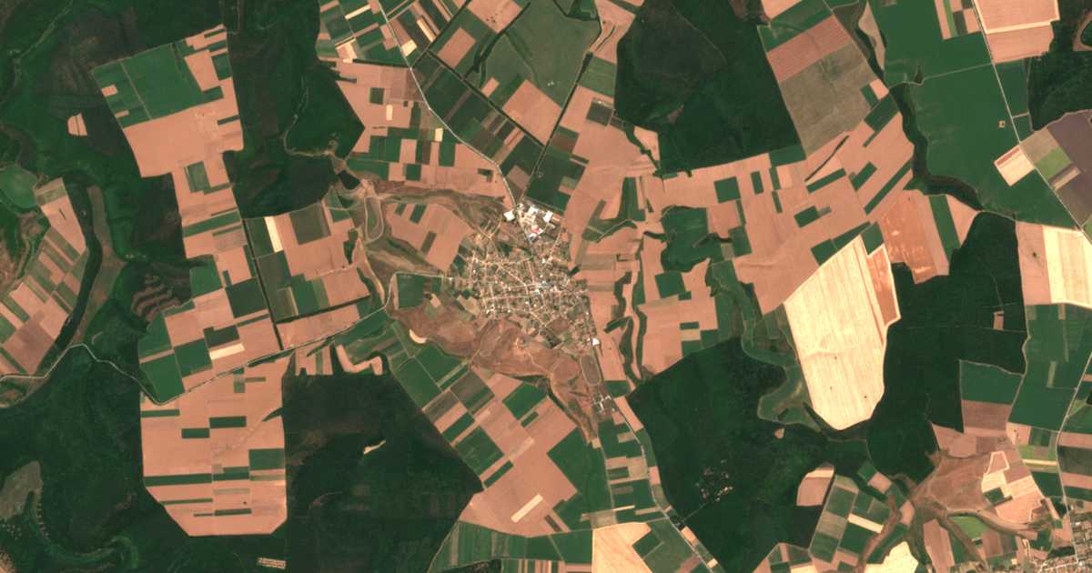 Carte satellite de Černolik