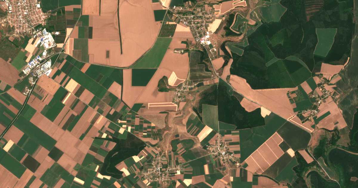 Carte satellite de Kozjak