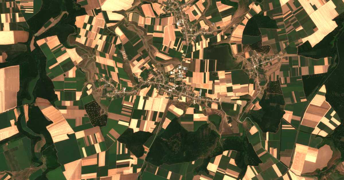 Carte satellite de Paisievo