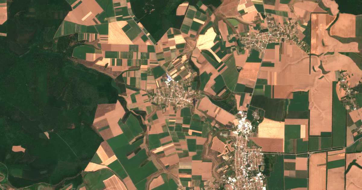 Carte satellite de Porojno