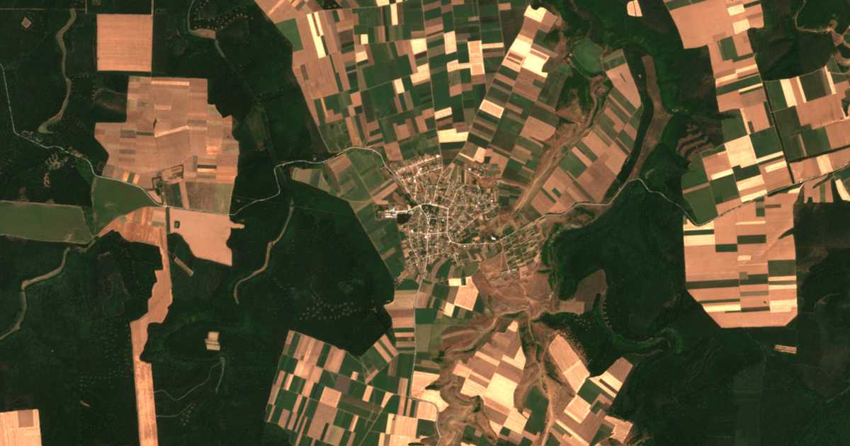 Carte satellite de Pravda