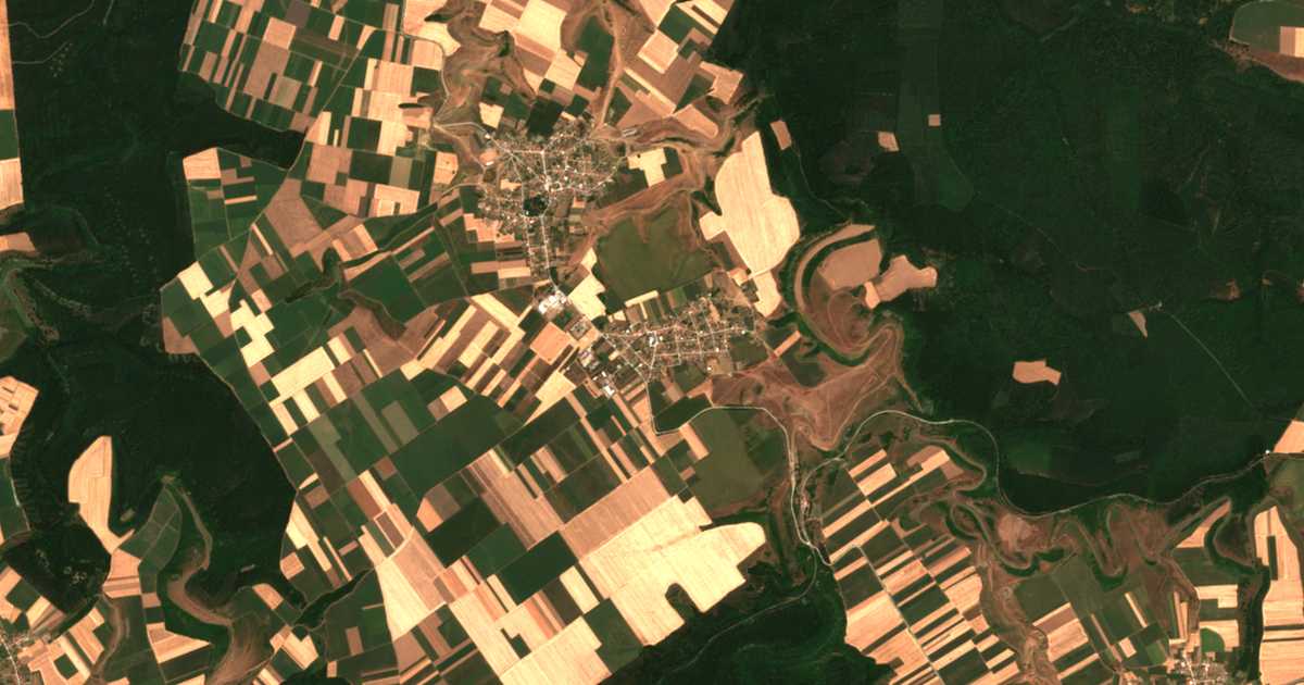 Carte satellite de Ruyno