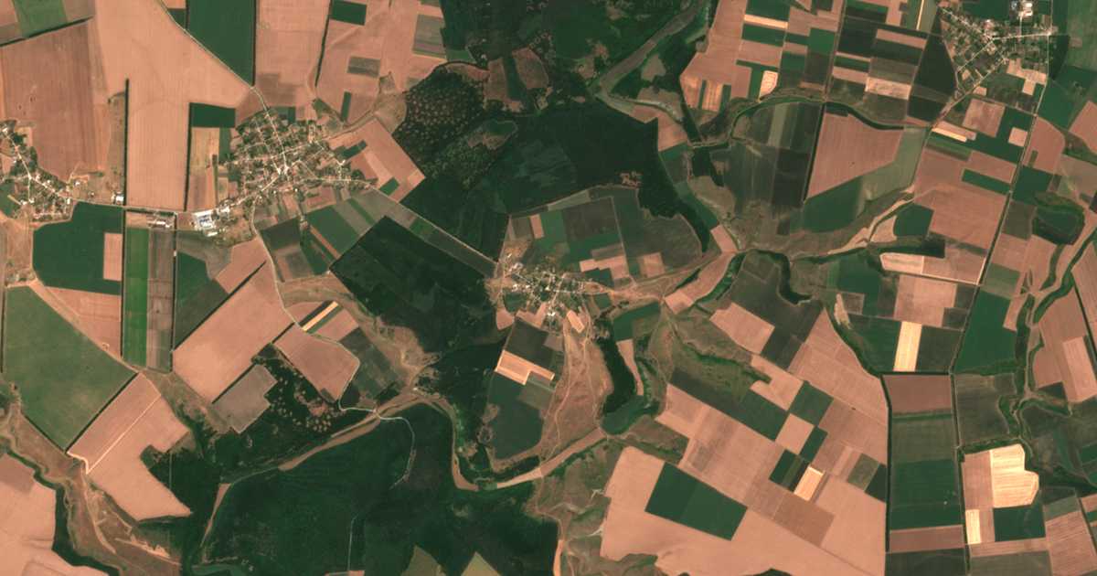 Carte satellite de Skala