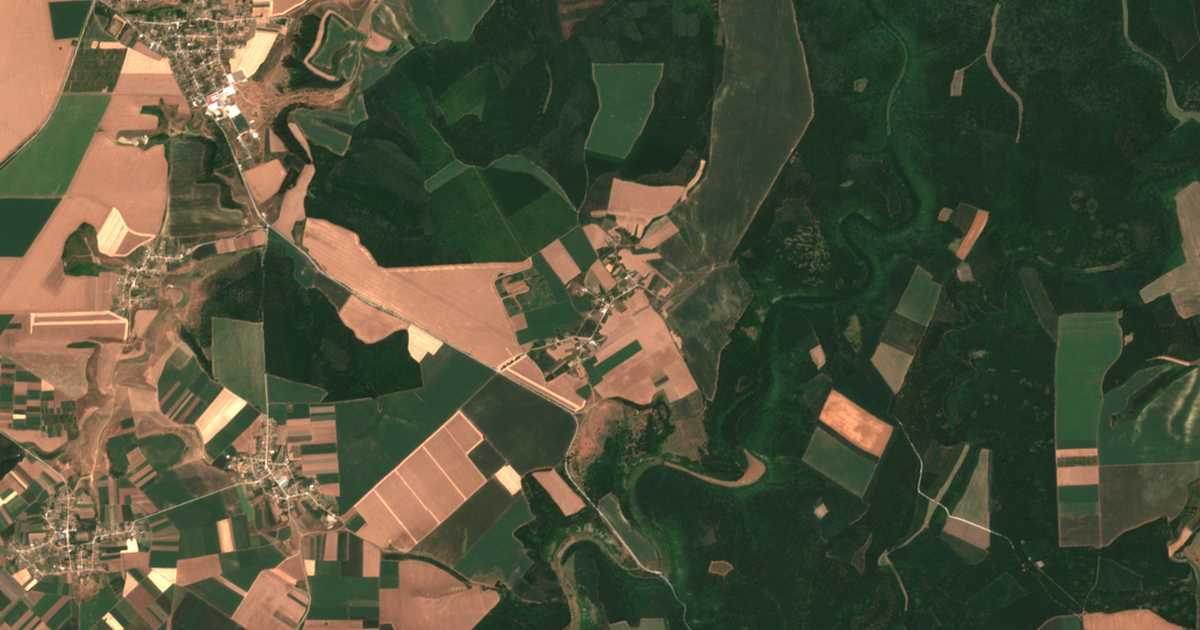 Carte satellite de Varbino