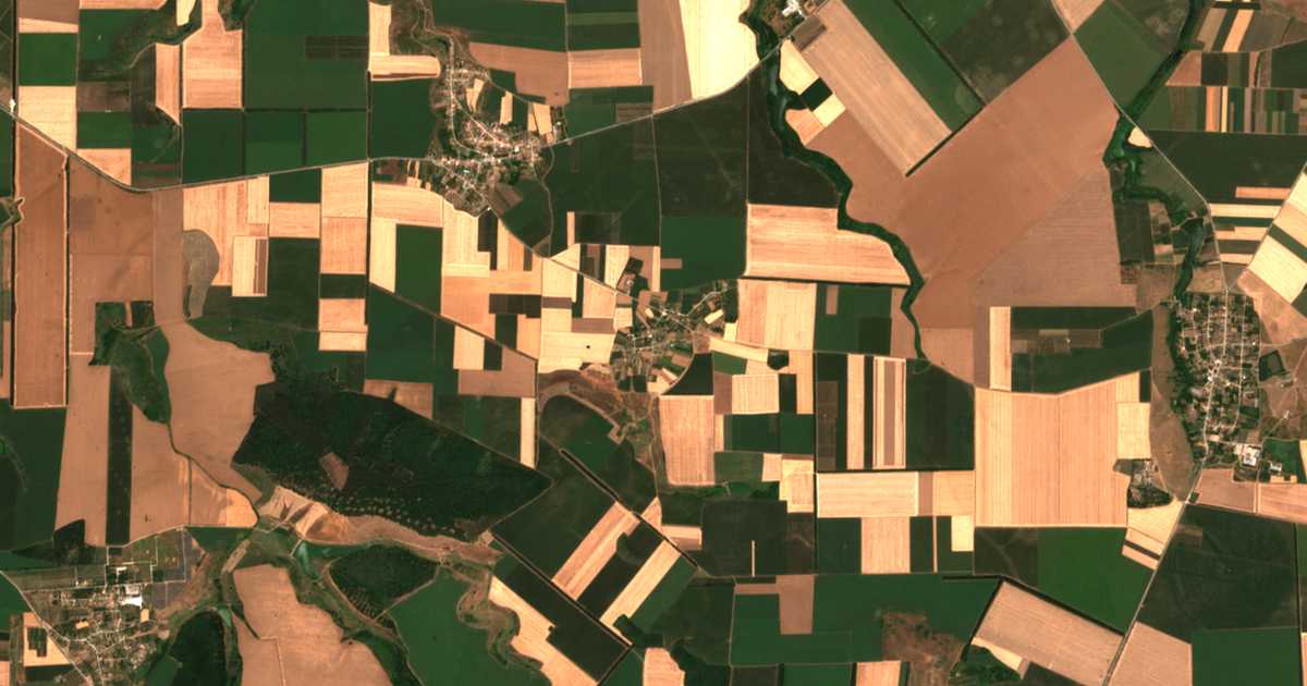 Carte satellite de Kosara