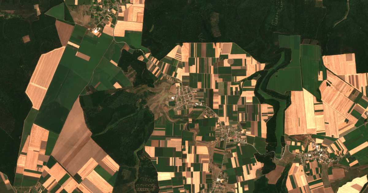 Carte satellite de Listec