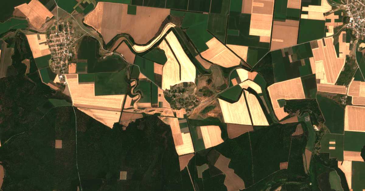 Carte satellite de Osen