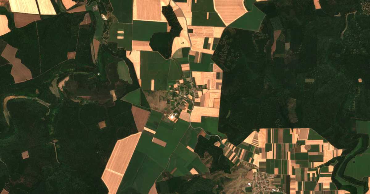Carte satellite de Podles