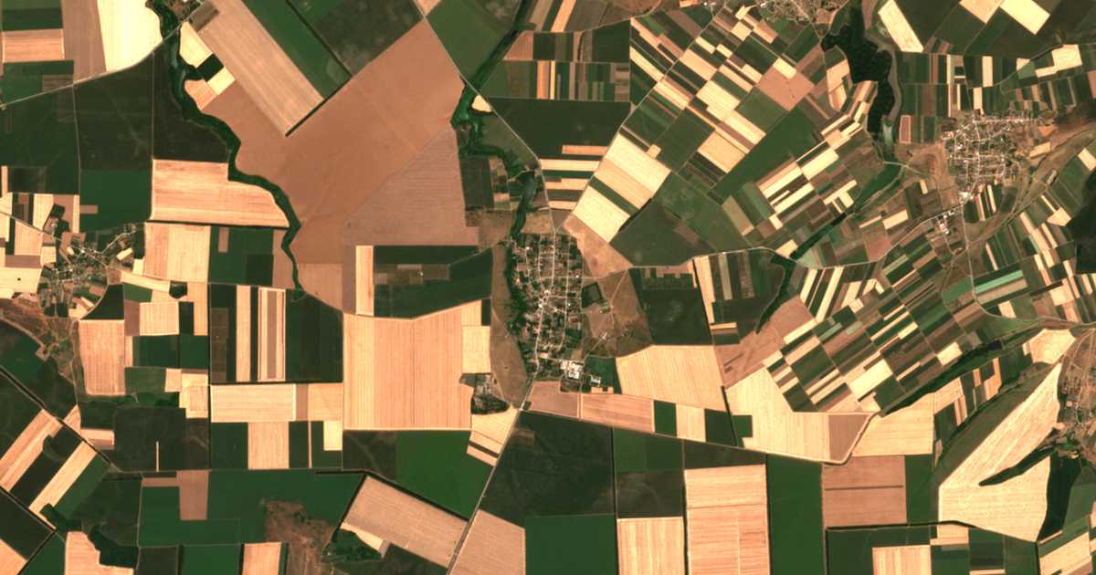 Carte satellite de Sokol