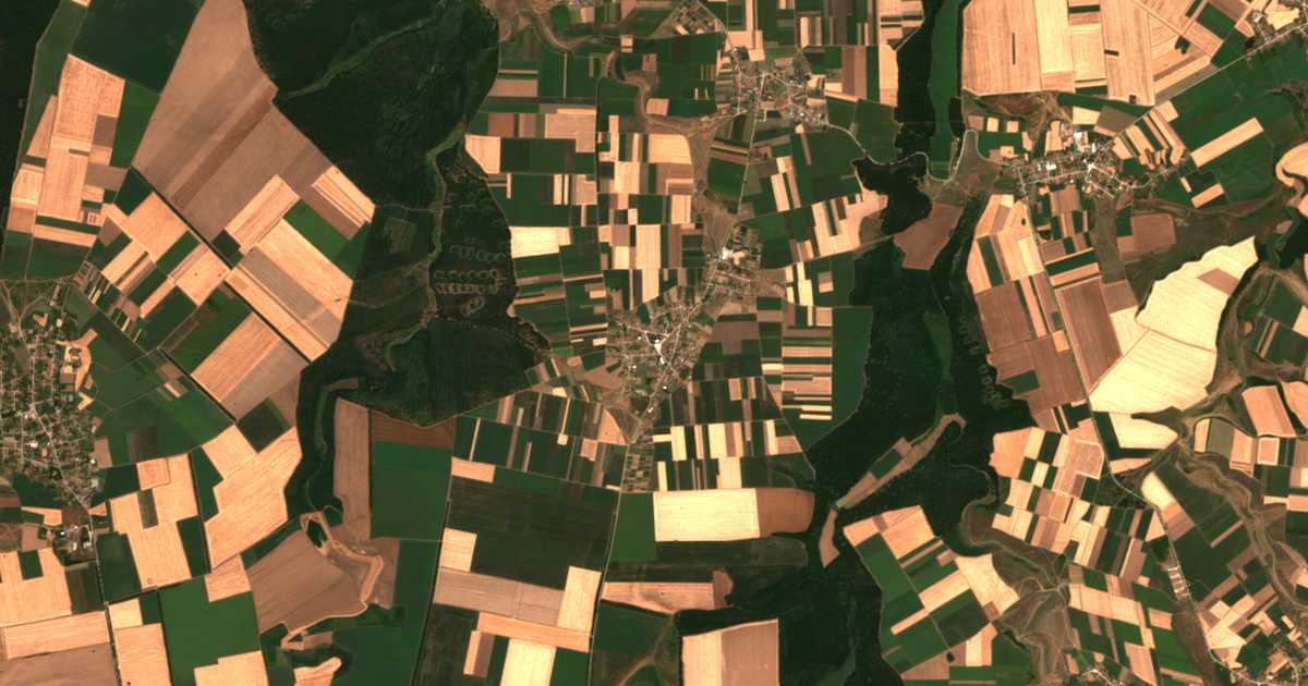 Carte satellite de Zebil