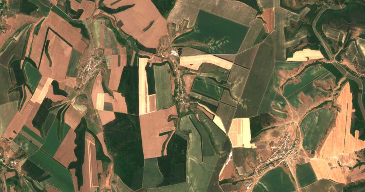 Carte satellite de Dobrudzhanka