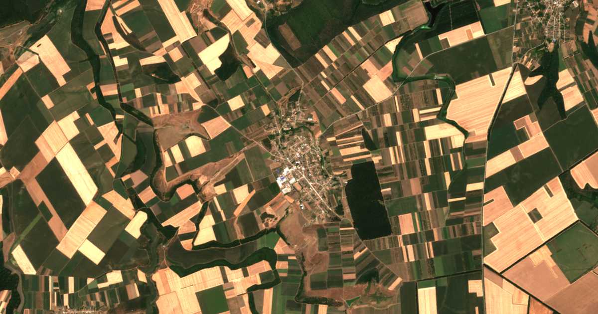 Carte satellite de Iskra