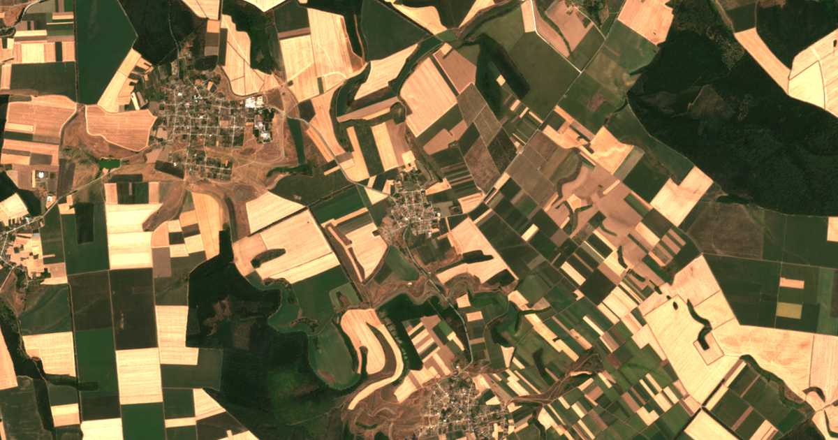 Carte satellite de Ljuben