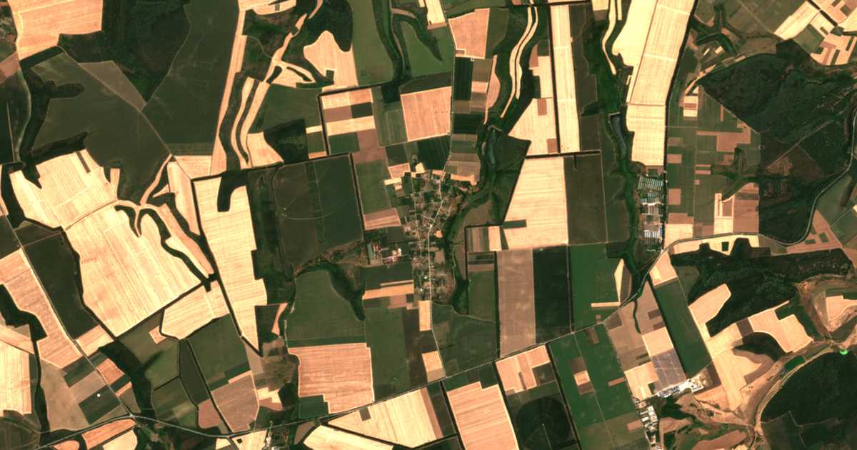 Carte satellite de Polyana