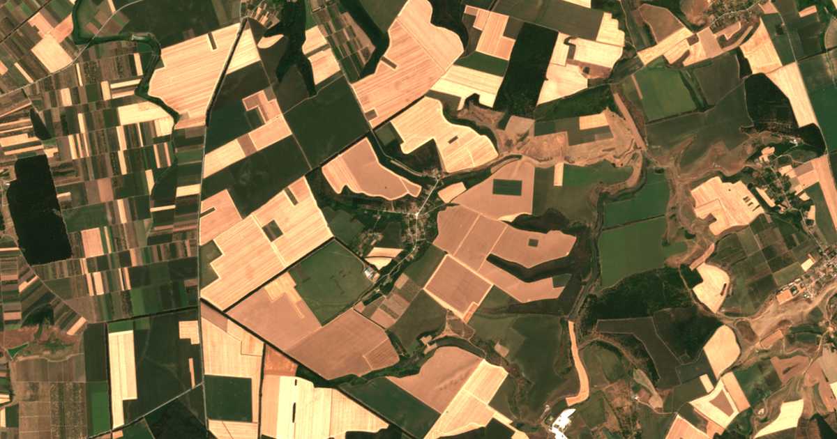 Carte satellite de Slatina