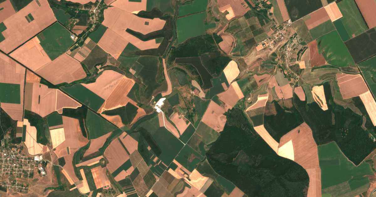 Carte satellite de Jastrebna