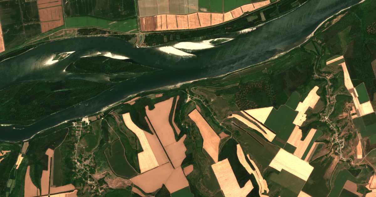 Carte satellite de Dunavets