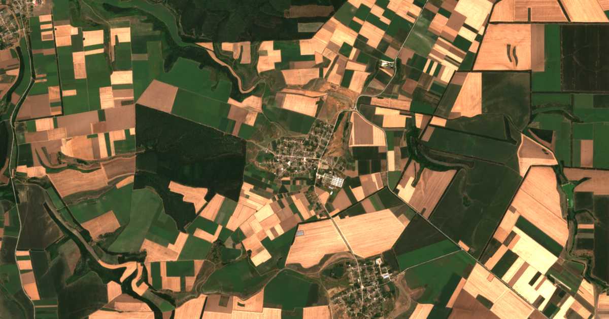 Carte satellite de Shumentsi