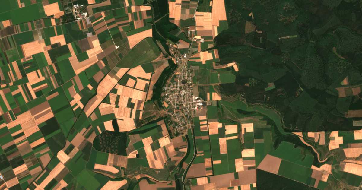 Carte satellite de Staro Selo