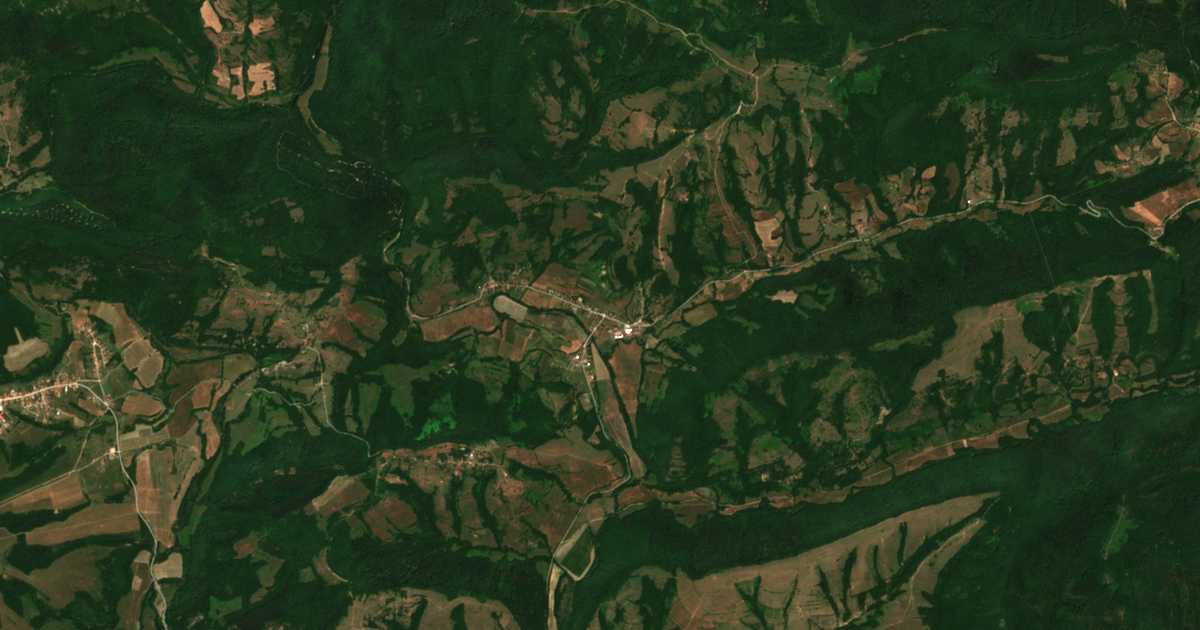 Carte satellite de Borintsi