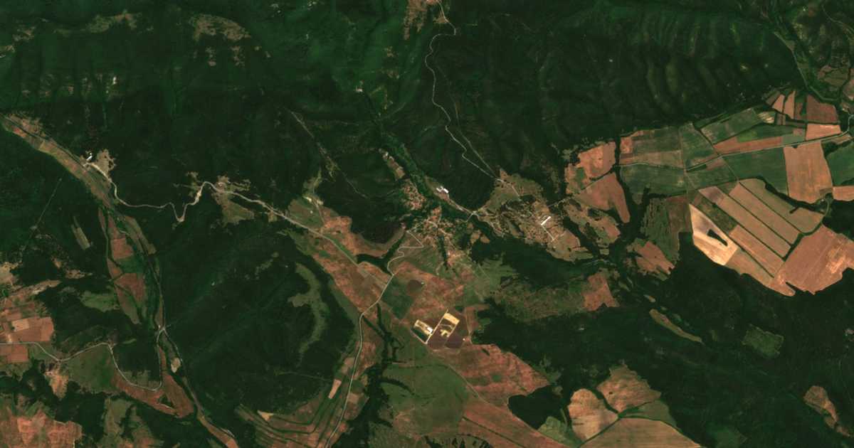 Carte satellite de Medven