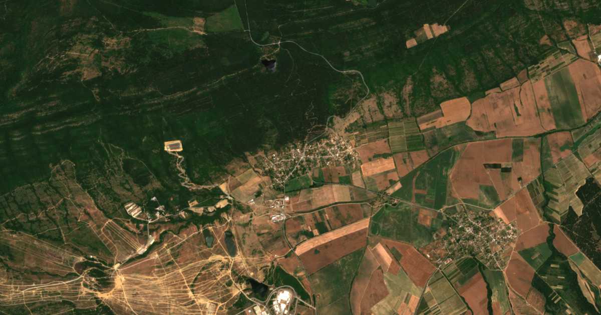 Carte satellite de Mokren