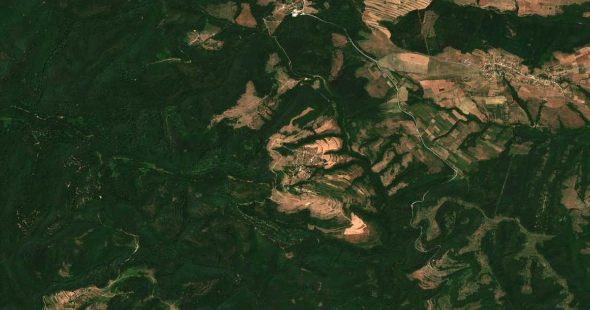 Carte satellite de Ostra Mogila
