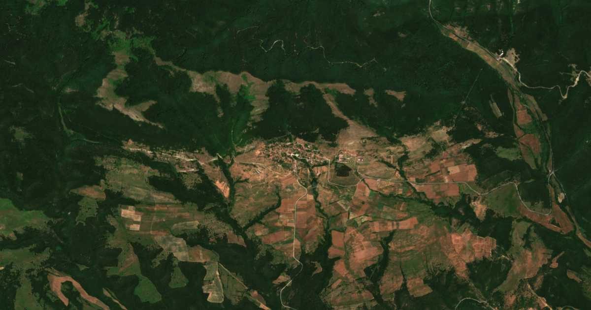 Carte satellite de Zheravna