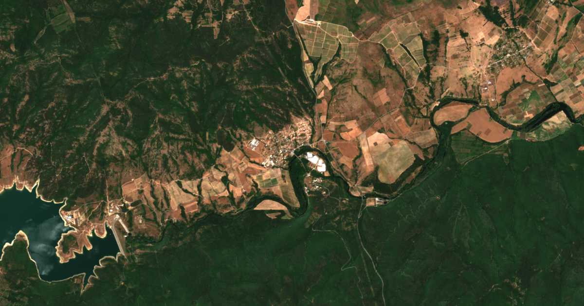 Carte satellite de Banja