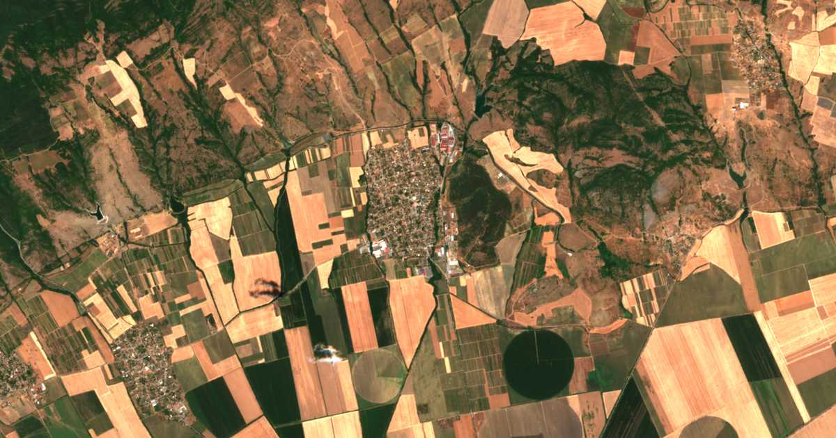 Carte satellite de Korten