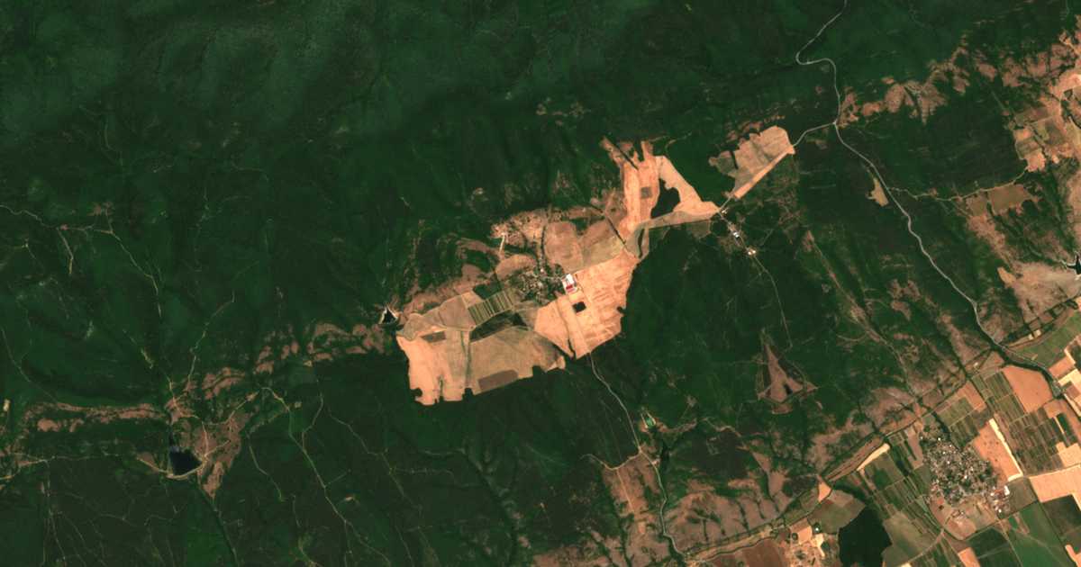 Carte satellite de Kriva kruša