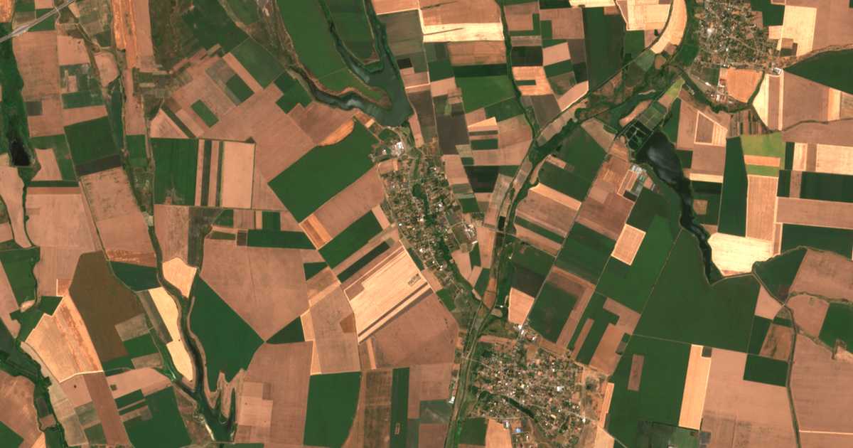 Carte satellite de Lyubenets
