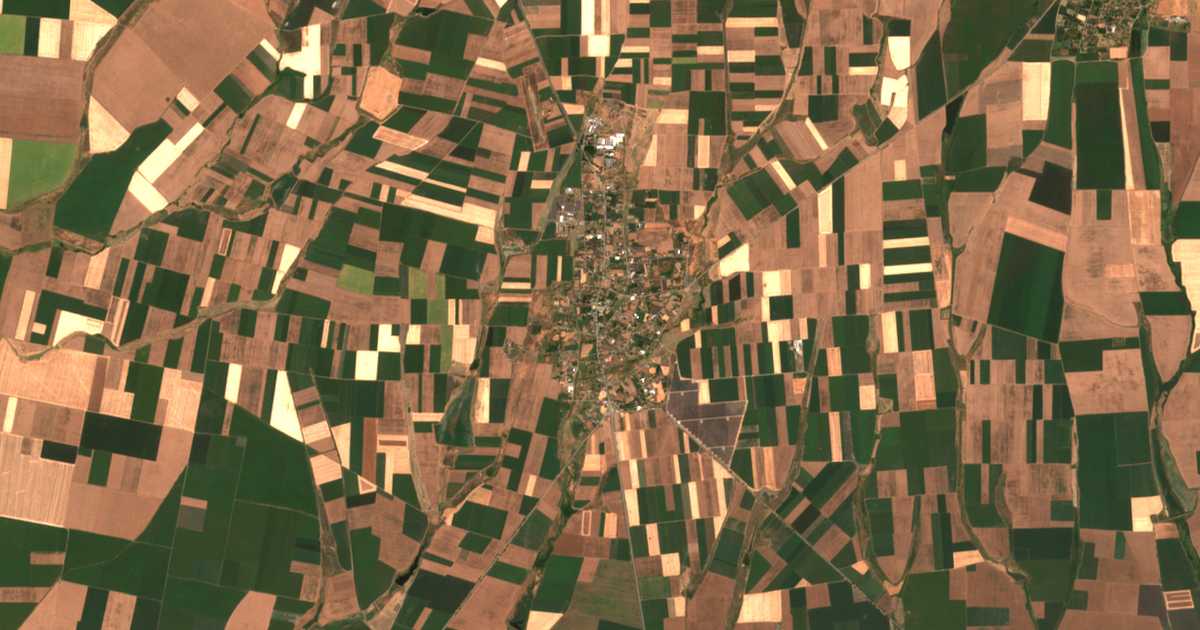 Carte satellite de Mlekarevo