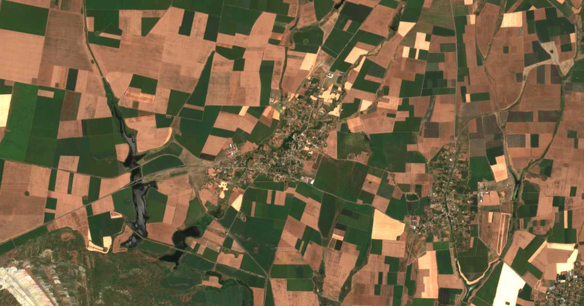Carte satellite de Pet Mogili