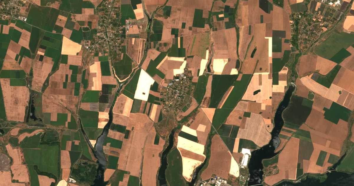 Carte satellite de Radecki