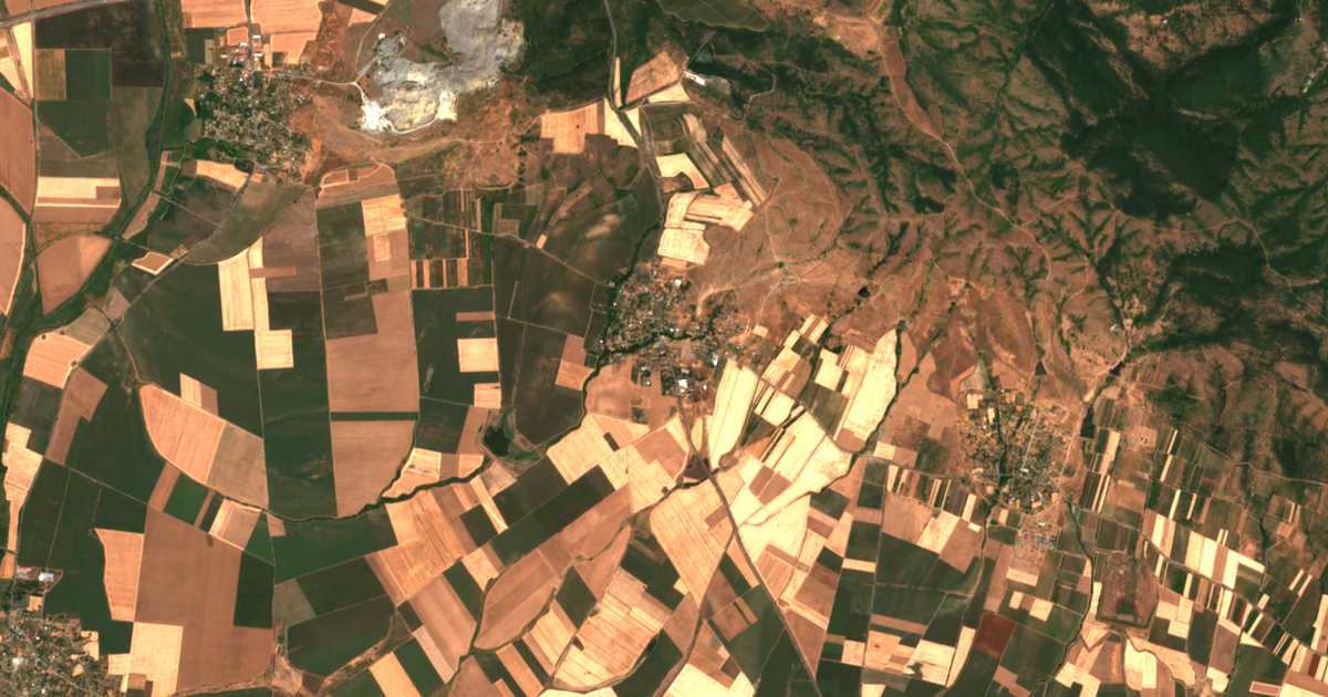 Carte satellite de Radevo