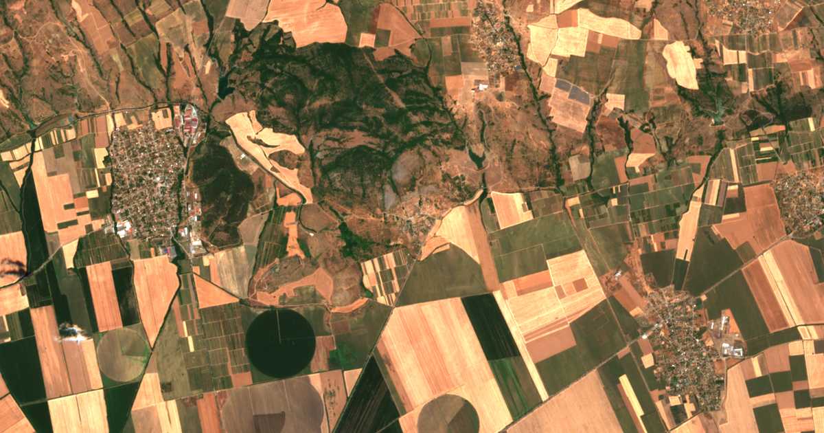 Carte satellite de Tsenino