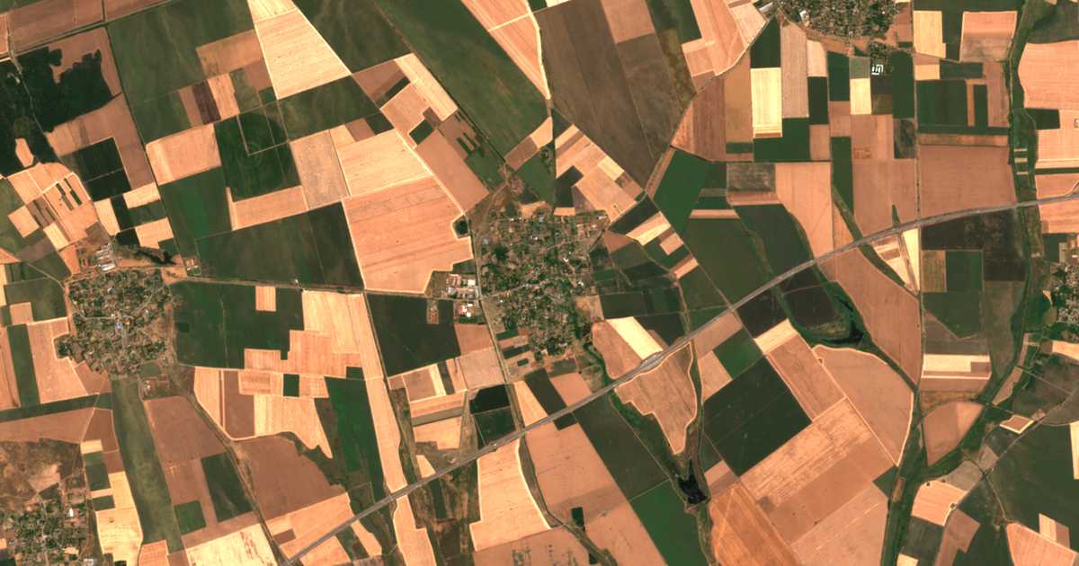 Carte satellite de Zagorci