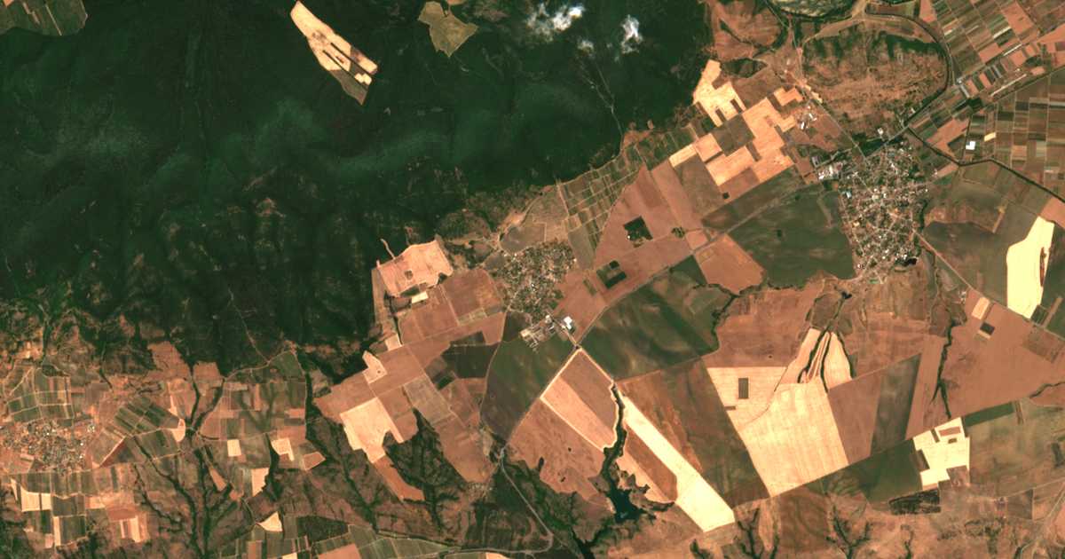 Carte satellite de Staro Selo