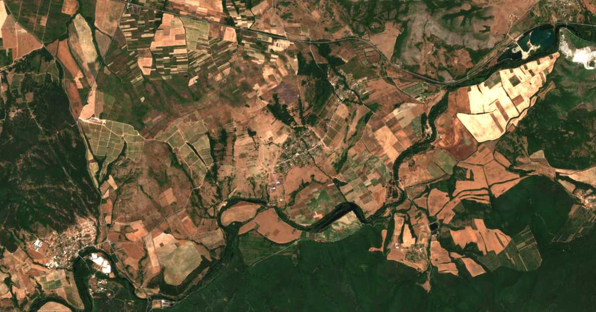 Carte satellite de Chervenakovo
