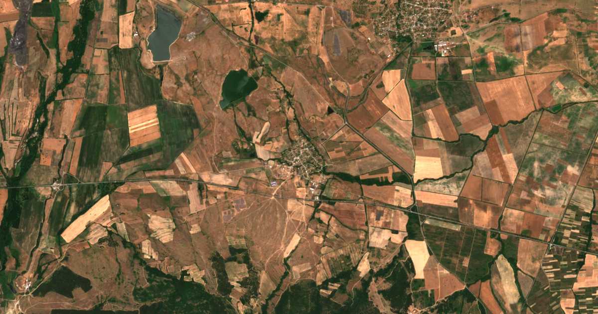 Carte satellite de Orizari