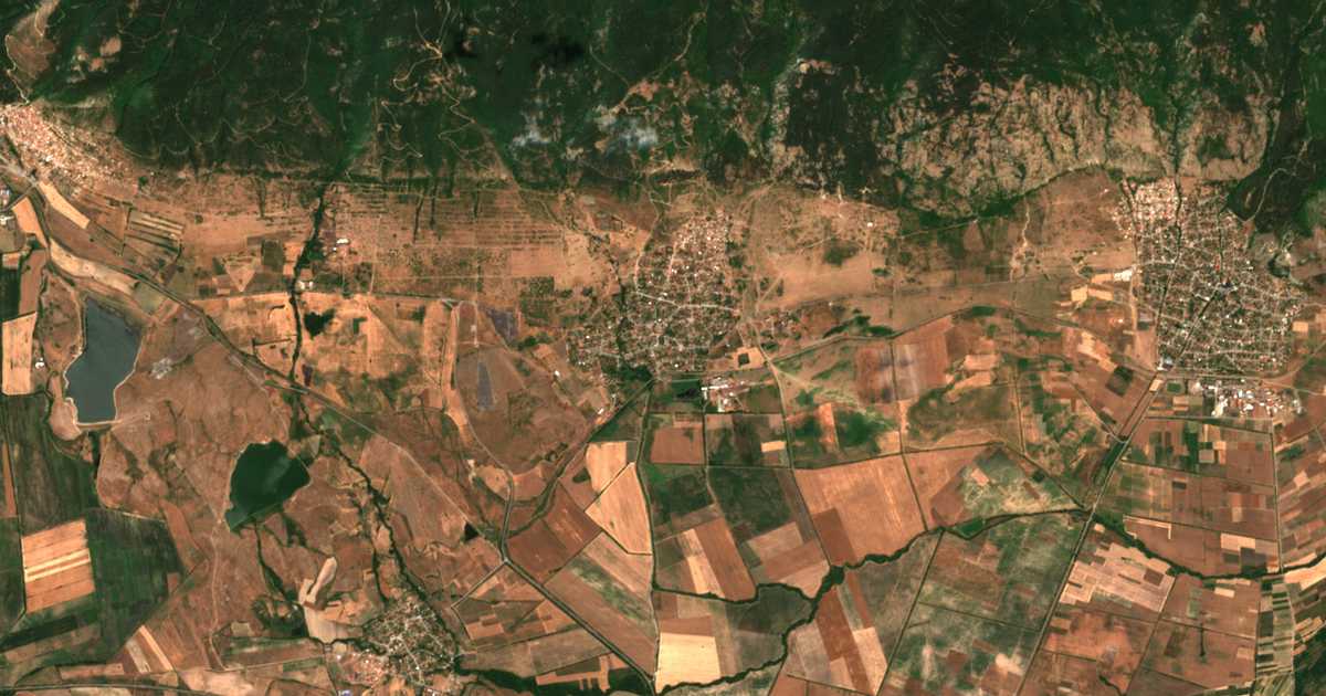 Carte satellite de Sborishte