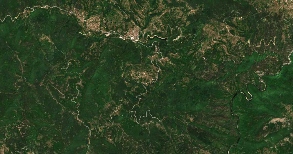 Carte satellite de Dryanka