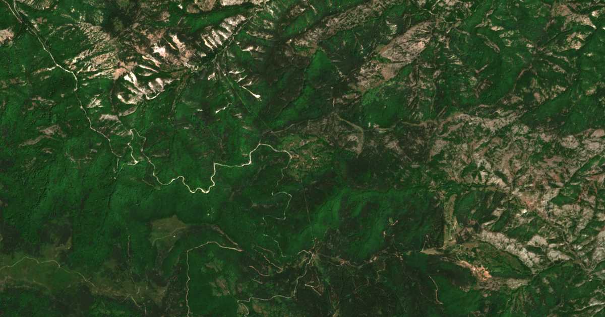 Carte satellite de Planinsko