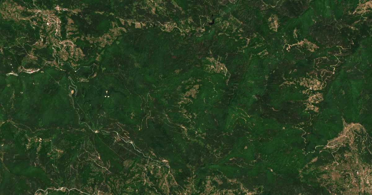 Carte satellite de Trave