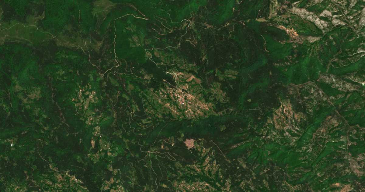 Carte satellite de Zagražden