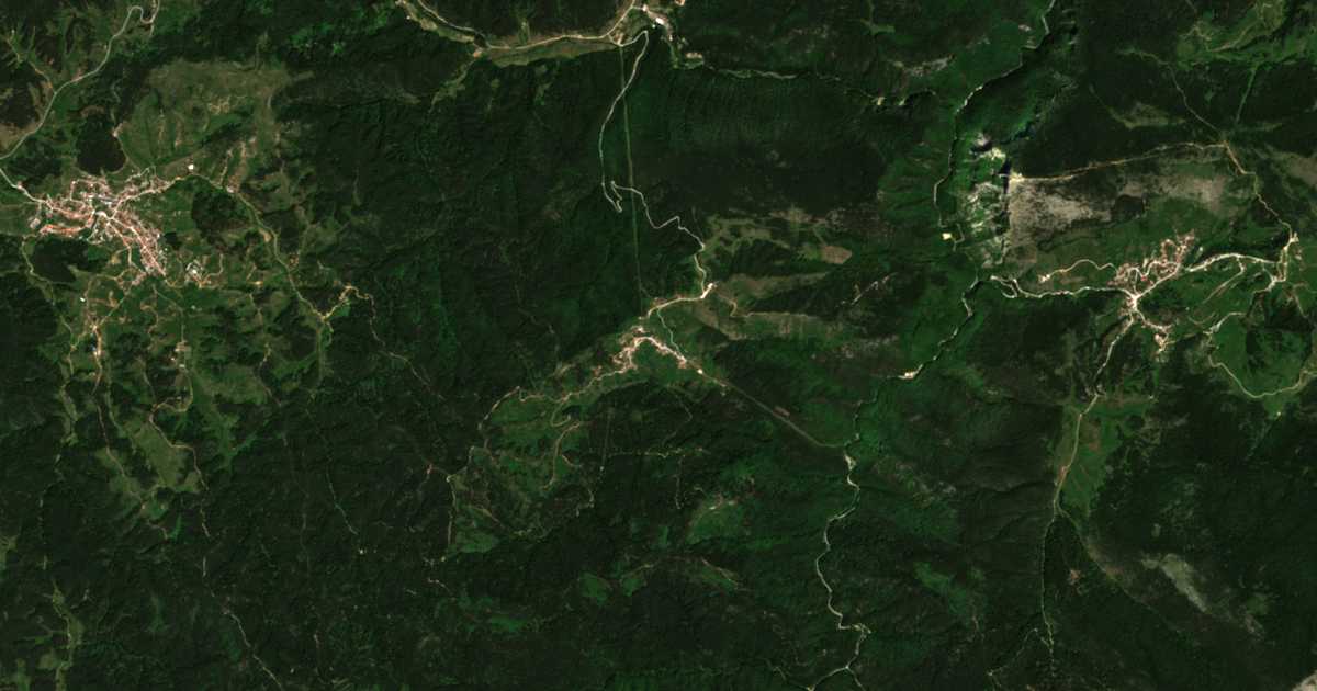 Carte satellite de Chala